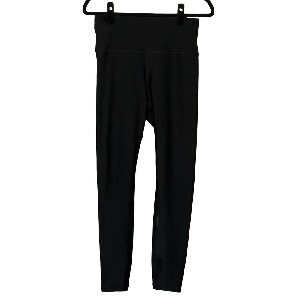 Athleta Elation Shine Tight Leggings Medium Black High Rise Yoga Pilates